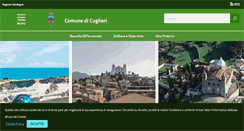 Desktop Screenshot of comune.cuglieri.or.it